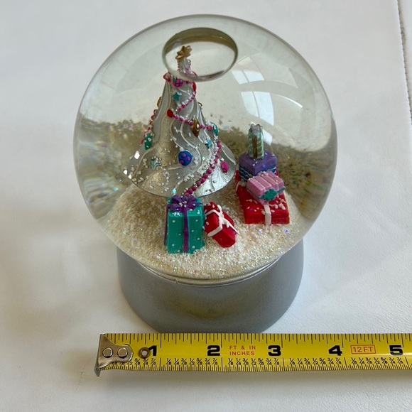 Nordstrom Holiday Snow Globe Silver Christmas Tree with Presents - Picture 7 of 8